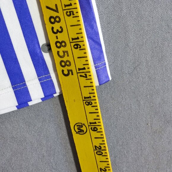 RBX athletic wear tank top women's size XL purple white pink stripes pattern - Picture 11 of 11